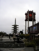 De Japanse toren in Japantown
